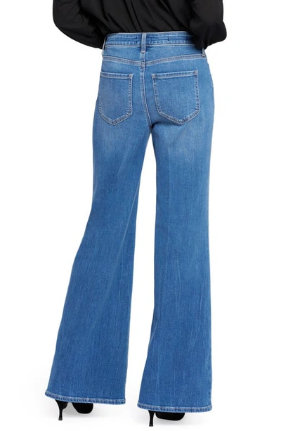 Nydj Mia Palazzo High Waist Flare Jeans In Fairmont