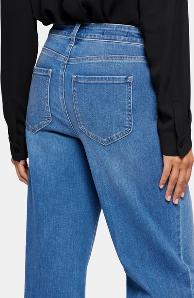 Nydj Mia Palazzo High Waist Flare Jeans In Fairmont