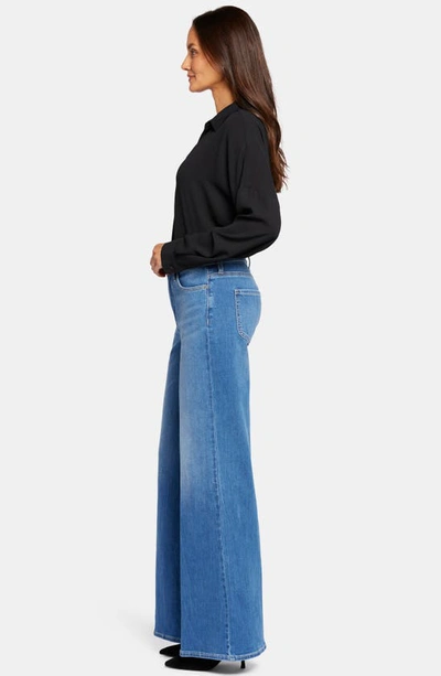 Nydj Mia Palazzo High Waist Flare Jeans In Fairmont