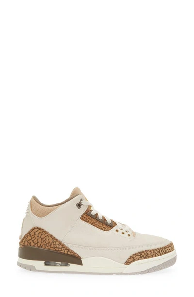 Shop Jordan Air  3 Retro Sneaker In Light Orewood Brown/ Gold