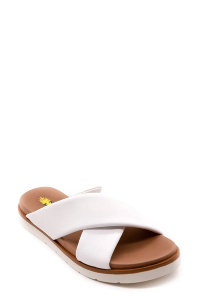 Shop Volatile Aushan Slide Sandal In White