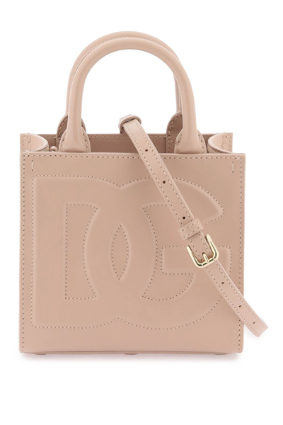 Dolce & Gabbana Dg Daily Small Tote Bag In Pink