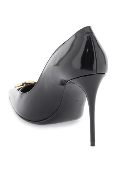 Shop Dolce & Gabbana Patent Leather Pumps Women In Black