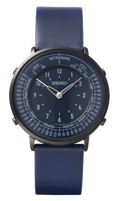 Pre-owned Seiko Metronome Watch Standard Line Color Navy Smw004a-new From Jp -fast