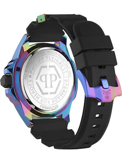 Pre-owned Philipp Plein Pwaaa2123 The Skull 44mm Mens Watch 44mm 5atm
