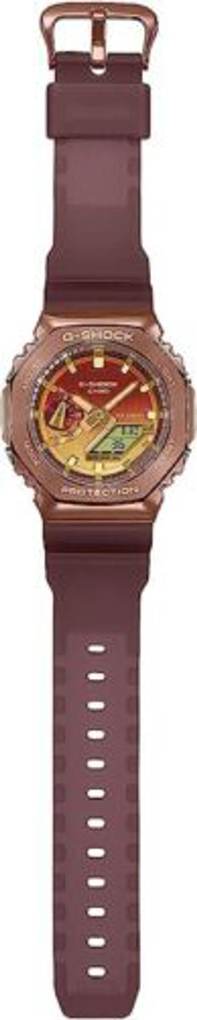 Pre-owned Casio G-shock Gm-2100cl-5ajf Limited Vintage Color Analog Digital Watch Men