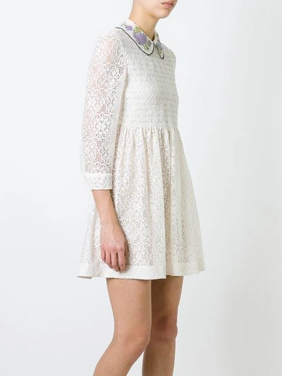 Shop Red Valentino Lace Empire Waist Dress