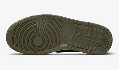 Pre-owned Nike Women's Air Jordan 1 Low Travis Scott Olive Dz4137-106 Fashion Shoes In White