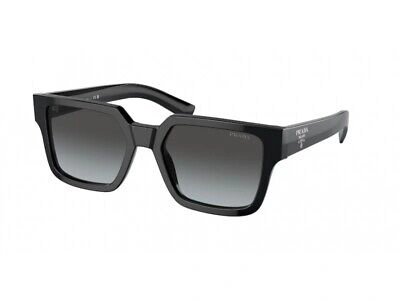 Pre-owned Prada Sunglasses Pr 03zs 1ab06t Black Grey Man In Gray