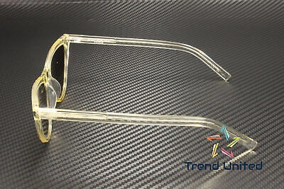 Pre-owned Saint Laurent Sl 550 Slim 005 Cat Eye Yellow Brown 56 Mm Women's Sunglasses