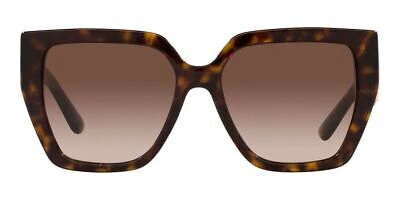 Pre-owned Dolce & Gabbana Dg 4438 Havana Gold/brown Shaded 55/17/145 Women Sunglasses