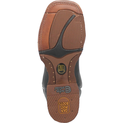 Pre-owned Dan Post Men's Milo Leather Boot Dp4193 In Black