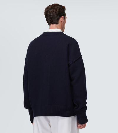 Ami Alexandre Mattiussi Ami Paris Sweaters In Blue