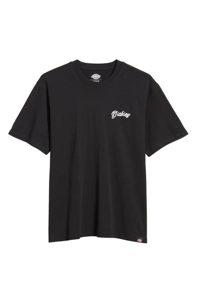 Shop Dickies Dighton Cotton Graphic T-shirt In Knit Black