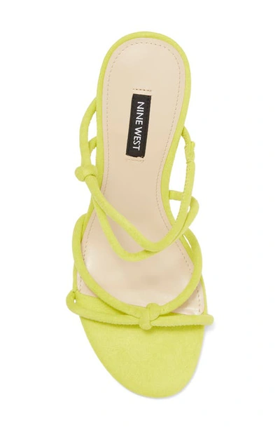 Shop Nine West Kims Strappy Sandal In Yellow