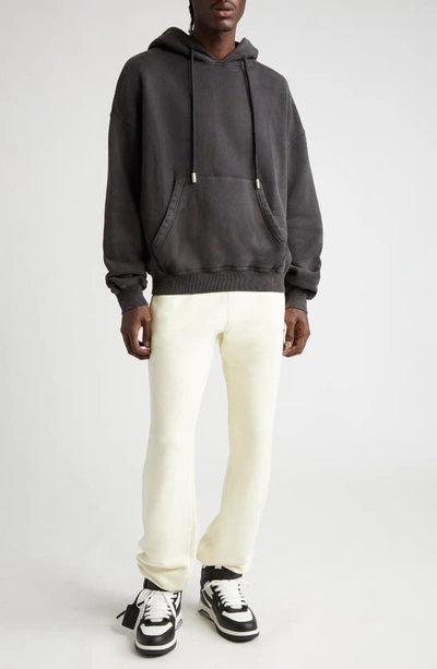 Shop Off-white Super Moon Arrow Cotton Graphic Hoodie In Black