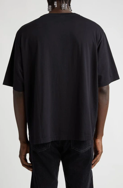 Shop Acne Studios Tag Detail Pocket T-shirt In Black