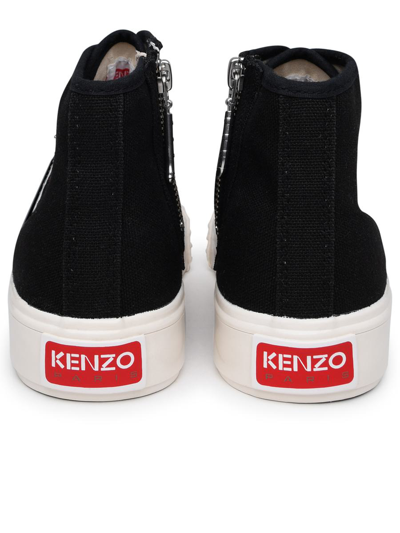 Shop Kenzo Sneaker Alta Fiore In Black