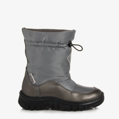 Shop Naturino Silver Snow Boots