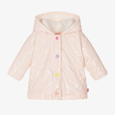Shop Billieblush Girls Pink Hooded Coat