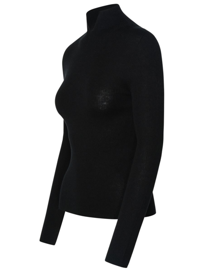 Shop Apc Black Cashmere Blend Sweater