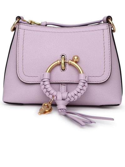 Shop See By Chloé Joan Mini Leather Bag In Pink