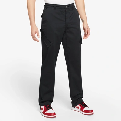 Shop Jordan Mens  Essential Statement Chicago Pants In Black