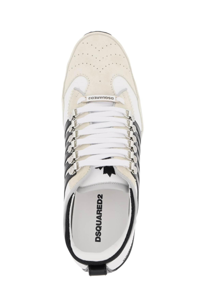 Shop Dsquared2 'legendary' Sneakers In White,black,grey