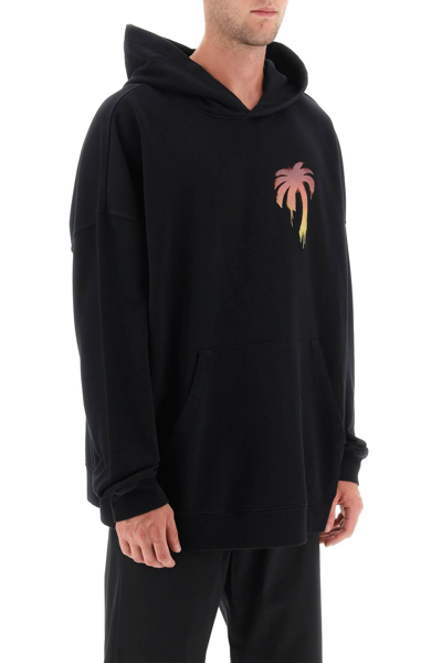 Shop Palm Angels I Love Pa Oversized Hoodie In Black