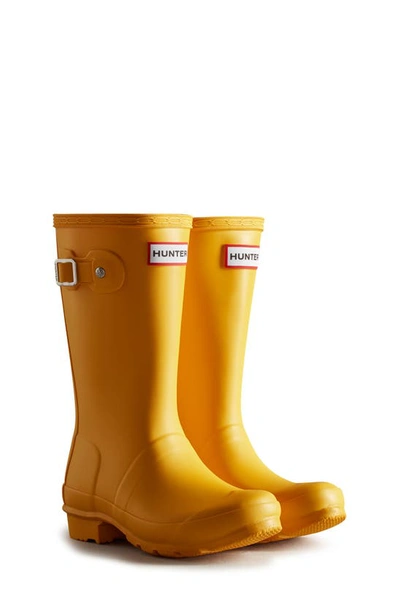 Shop Hunter Kids' Original Rain Boot In Yellow