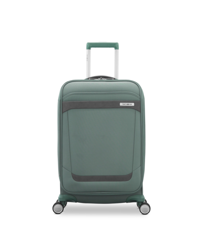 Shop Samsonite Elevation Plus Softside Carry On Expandable Spinner In Cypress Green