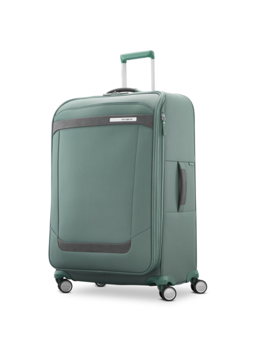 Shop Samsonite Elevation Plus Softside Large Expandable Spinner In Cypress Green