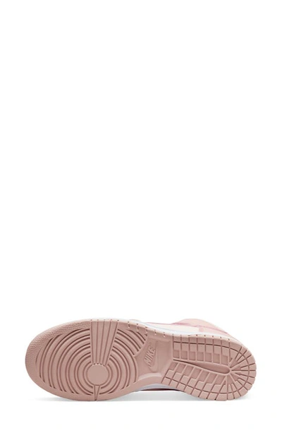 Shop Nike Dunk High Basketball Sneaker In Phantom/ Pink Oxford/ White