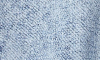 Shop Joe's Kids' Paperbag Waist Denim Skirtalls In Faded Blue Wash