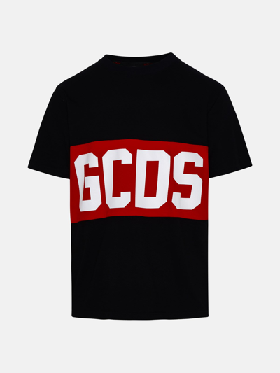 Shop Gcds Cotton T-shirt In Black