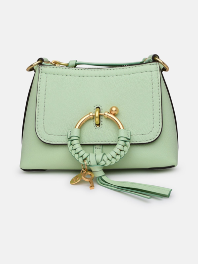Shop See By Chloé Joan Mini Bag In Green Leather