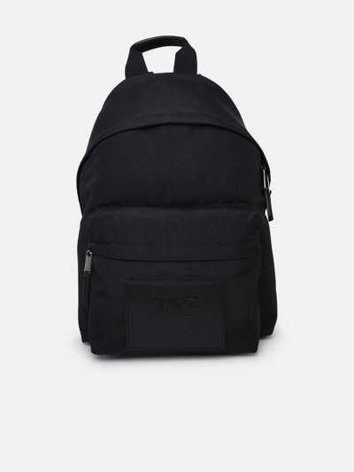 Shop Palm Angels Black Fabric Backpack