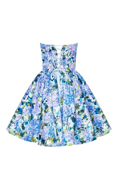 Milla Hydrangea Corset Mini Dress