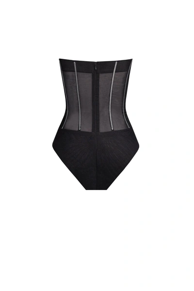 Milla Crystal-covered Fabulous Black Maxi Dress In Black