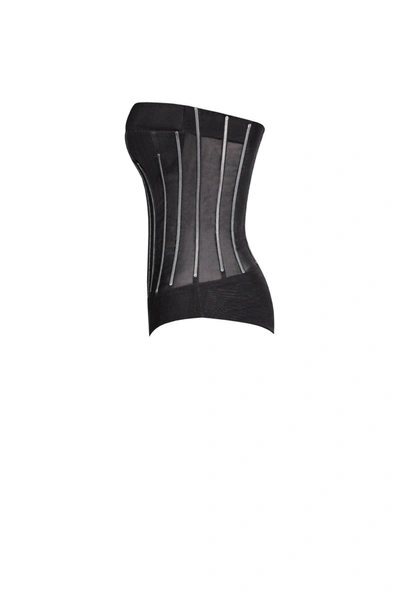 Milla Crystal-covered Fabulous Black Maxi Dress In Black