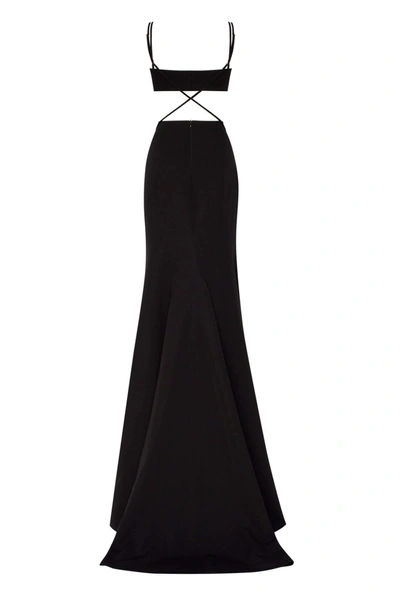 Shop Milla Black Casual Side Cut Out Maxi Dress