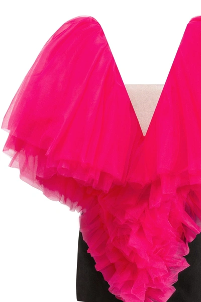 Shop Milla Volumetric Heart-shaped Mini Dress In Pink