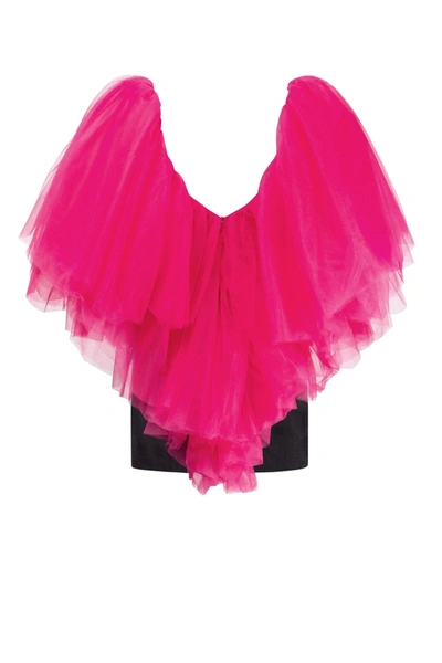 Shop Milla Volumetric Heart-shaped Mini Dress In Pink
