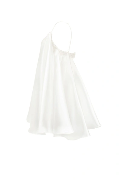 Milla White Babydoll Dress In White