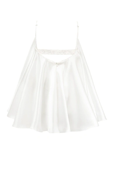 Milla White Babydoll Dress In White