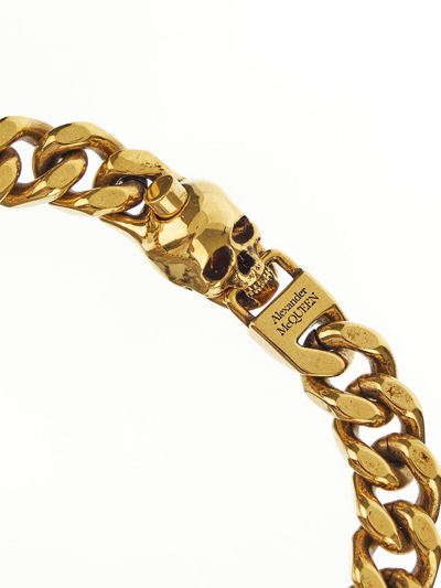 Shop Alexander Mcqueen Skull Chain Bracelet