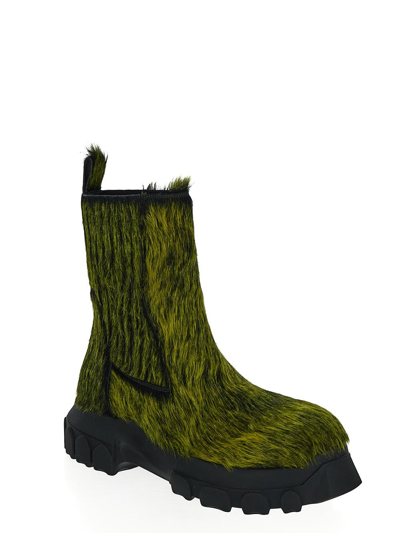 Shop Rick Owens Beatle Bozo Tractor Boot In Green