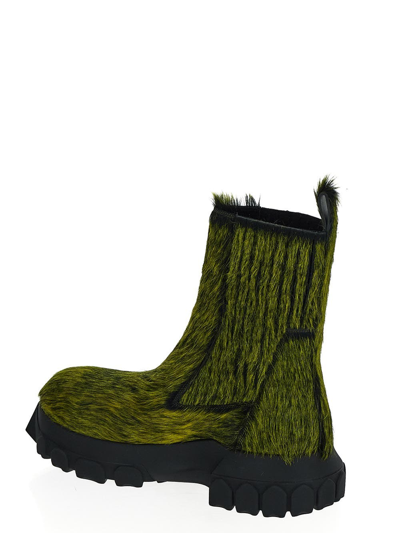 Shop Rick Owens Beatle Bozo Tractor Boot In Green