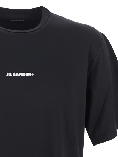 Shop Jil Sander Short Sleeved T-shirt In Black