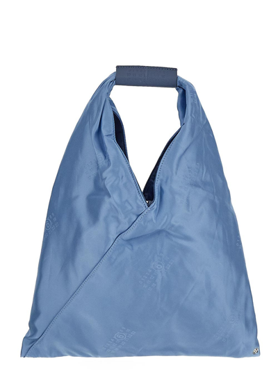 Shop Mm6 Maison Margiela Small Classic Japanese Bag In Blue